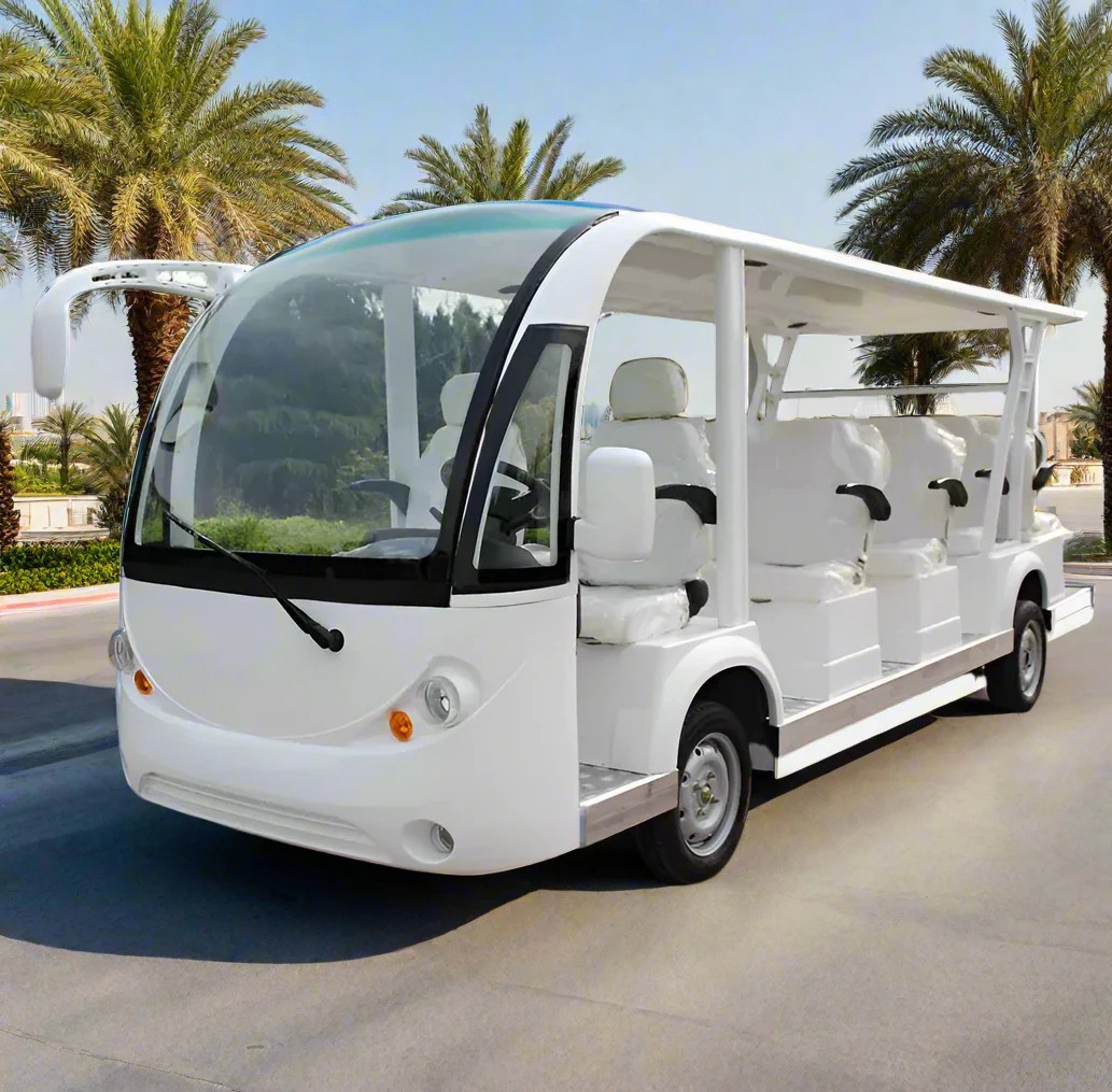 Electric Shuttle –14-Seater  For Resorts Private Property hotels airports