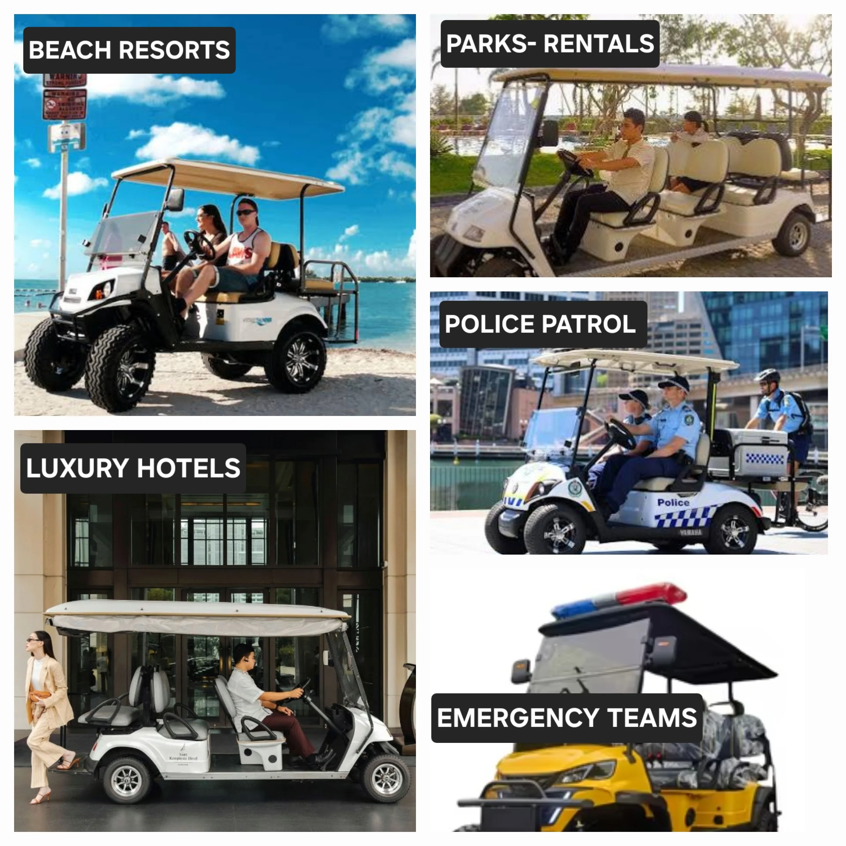 Responder Electric Golf Cart Buggy - 2 Seater - Image 2
