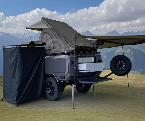 2025 Compact Camper Car with Pop-Up Tent System - Image 4