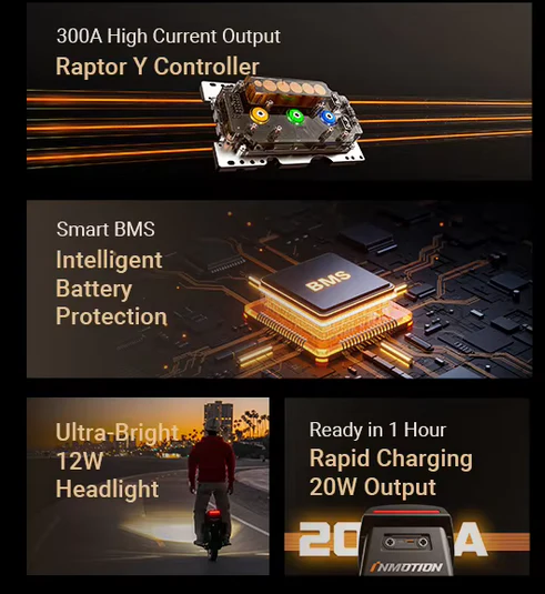 2025 INMOTION V12S the All-New 6000W Electric Unicycle - Image 5