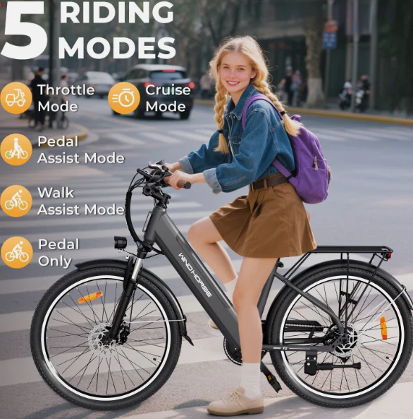 2025 New Windhorse F2 Urban Commuter E Bike 36V 13Ah 350W - Image 3