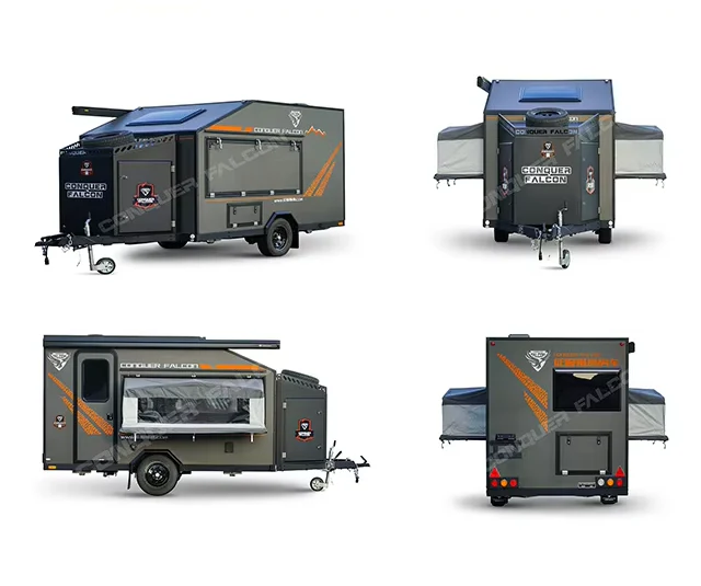 4x4 Aluminium Motor Home RV Caravan Trailer Small Travel Trailer for Truck Use for Camper Adventures - Image 2