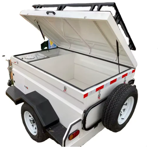4x4 Luxury Truck Offroad Folding Camping Car Camper Travel Trailers with Cook