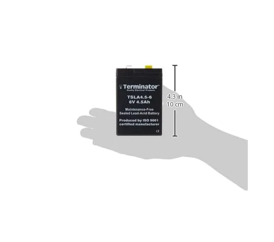 6V 4.5Ah sealed lead acid (SLA) battery For kids Ride on Toys Bikes - Image 2