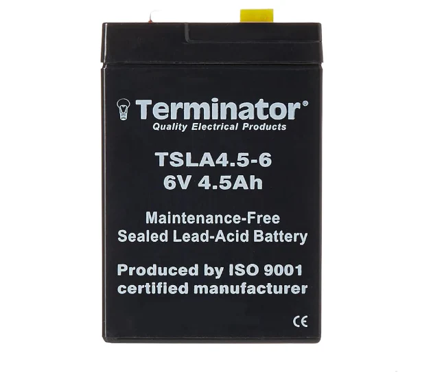 6V 4.5Ah sealed lead acid (SLA) battery For kids Ride on Toys Bikes - Image 3