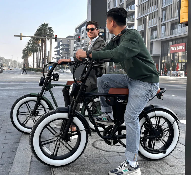 Adam Retro Fat Electric Bike 48V 14.5Ah 500W - Image 2
