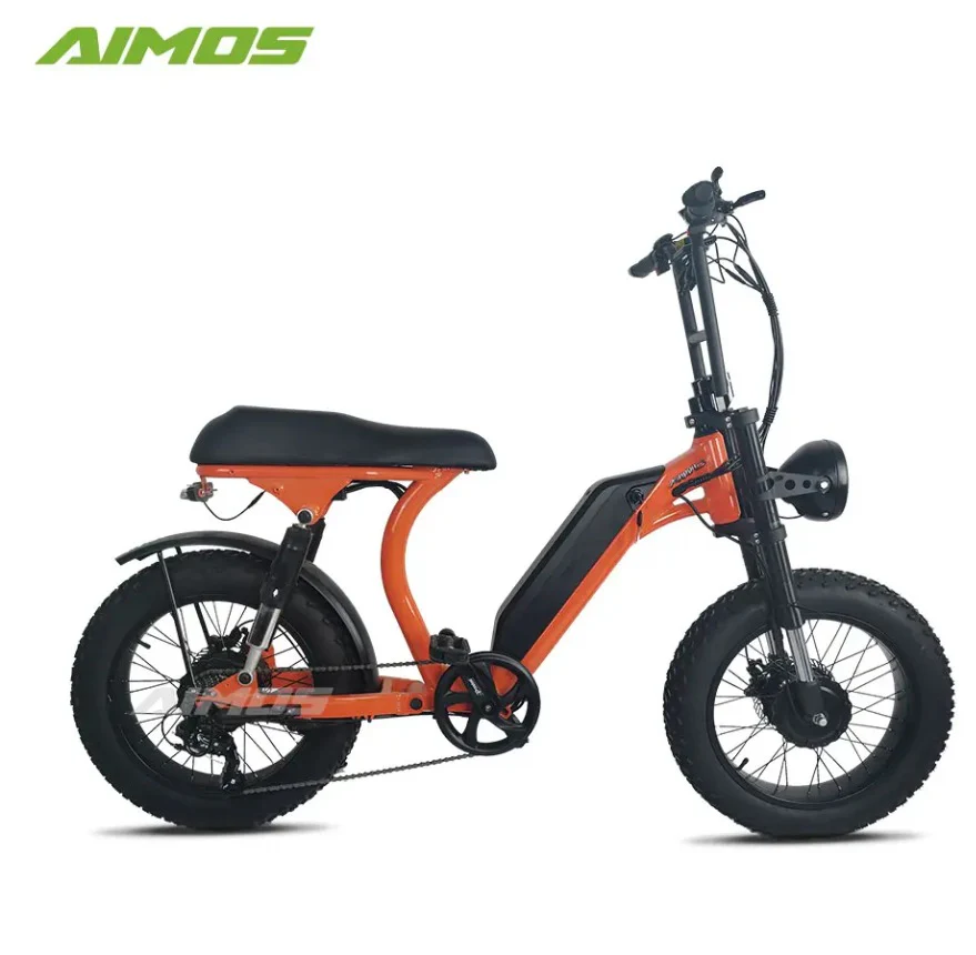 Aimos All Terrain Fat Tyre Electric Bike 48V 17.5Ah 1000W AMS TDE 07B - Image 9
