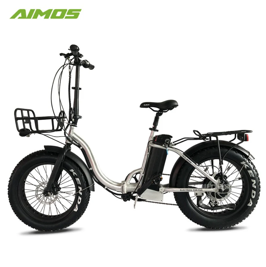 AIMOS Folding Electric Bike 36V 10.5Ah 500W with Kenda 26" Fat Tyres - Image 4