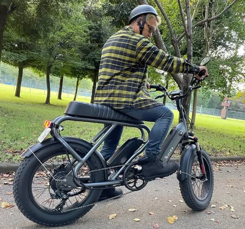 Aimos Folding Electric Dirt Bike Hybrid Fat Bike Fast EBike 36V 13Ah 350W AMS-TDE-07N - Image 13
