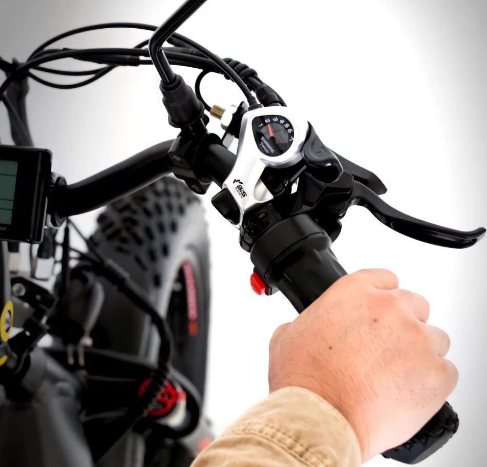 Aimos Folding Electric Dirt Bike Hybrid Fat Bike Fast EBike 36V 13Ah 350W AMS-TDE-07N - Image 5
