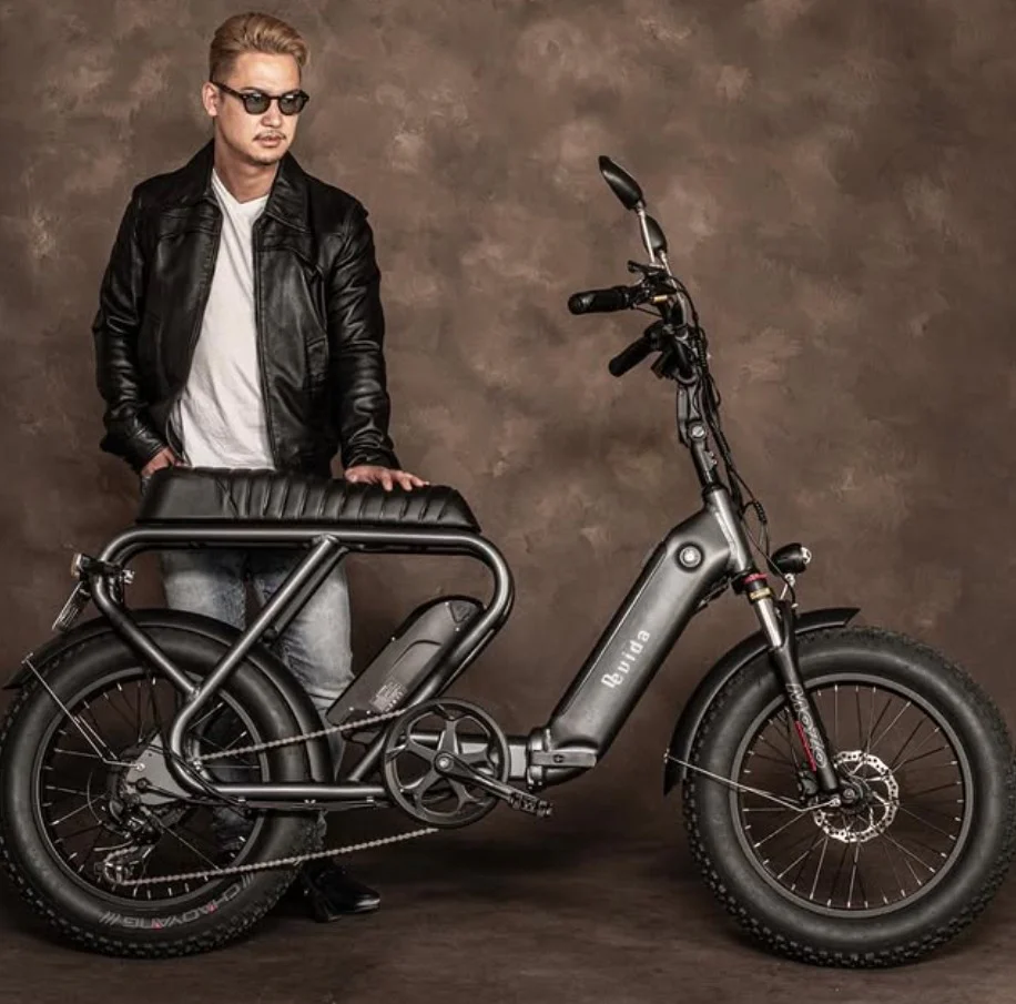 Aimos Folding Electric Dirt Bike Hybrid Fat Bike Fast EBike 36V 13Ah 350W AMS-TDE-07N - Image 7