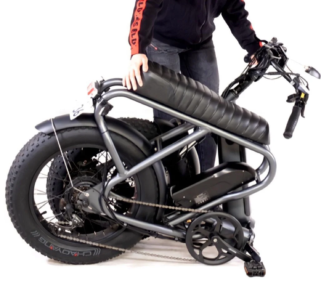 Aimos Folding Electric Dirt Bike Hybrid Fat Bike Fast EBike 36V 13Ah 350W AMS-TDE-07N - Image 9