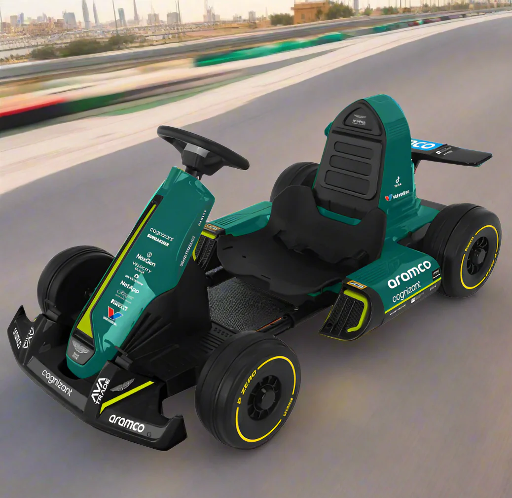 Aston Martin F1 Team 12v Go Kart V2 Age 3-8 Years - Image 3
