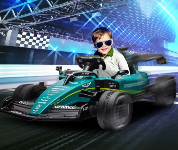 Aston Martin F1 Team 12v Go Kart V2 Age 3-8 Years - Image 4