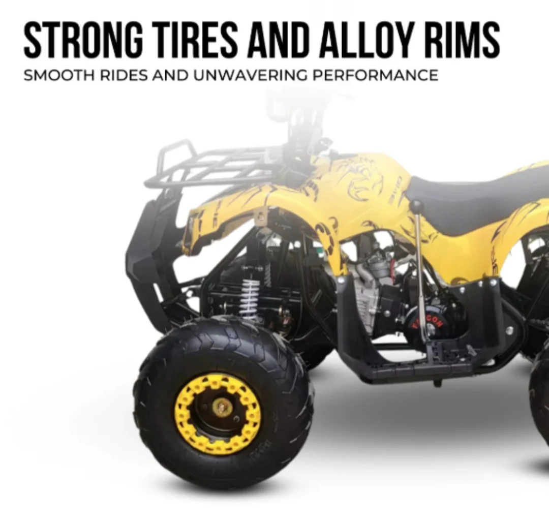 ATV Quad Off road 125CC Gas powered Automatic with Reverse Mode Warrior Bike - Age 8-14 - Image 7