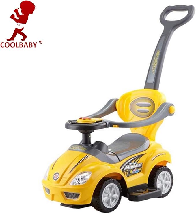 Baby Push Cars for Toddlers, 3 in 1 Ride on Push Car Age 1-3 - Image 9