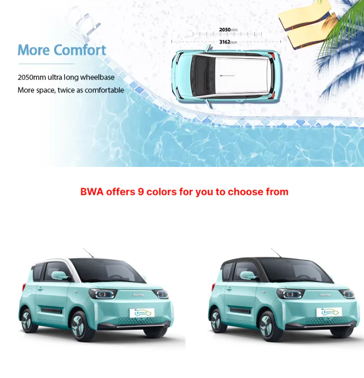 Baw Pony High Specs Mini Electric Car 03 door  04 Seater -Heartbeat Edition - Image 7