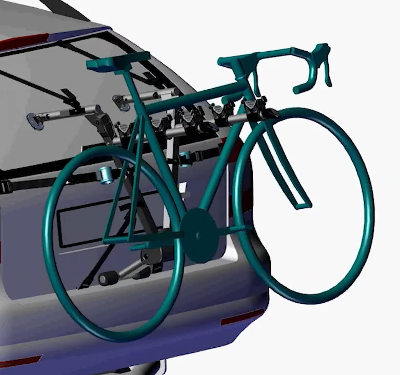 Bearack Transformer Bike Trunk Rack BC-6425 (Foldable) - Image 2