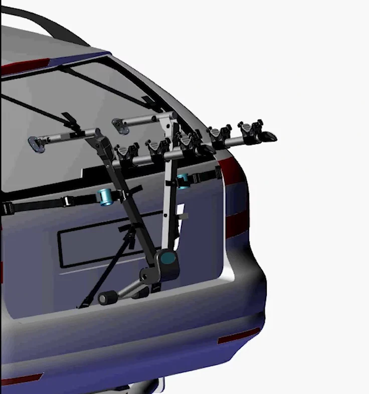 Bearack Transformer Bike Trunk Rack BC-6425 (Foldable) - Image 5