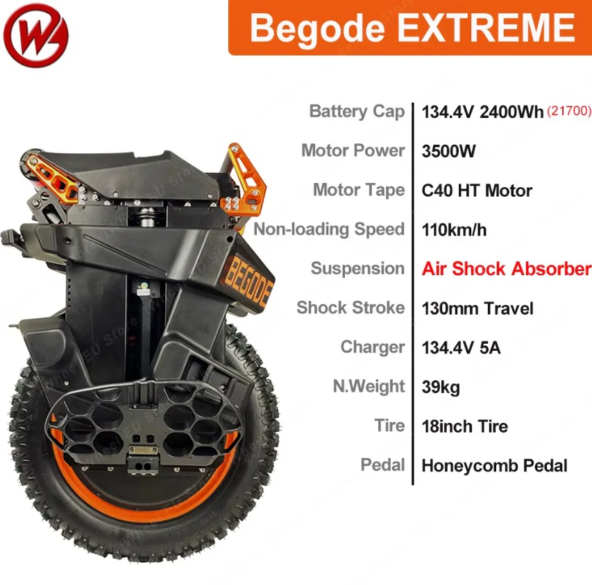 Begode Extreme wheel Electric Unicycle - Image 6