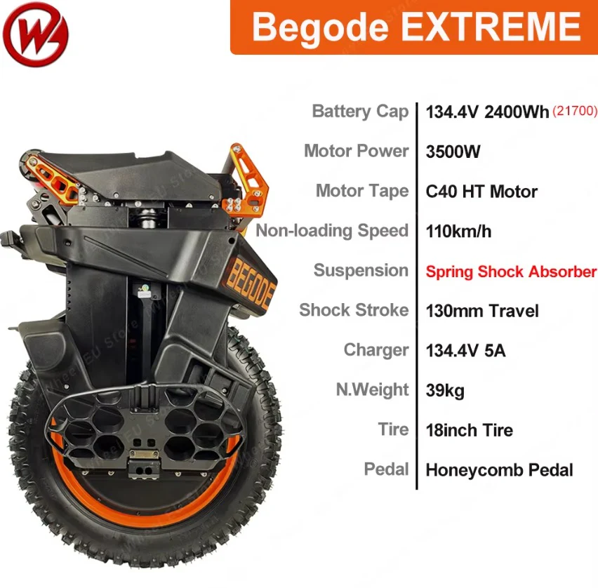Begode Extreme wheel Electric Unicycle - Image 7