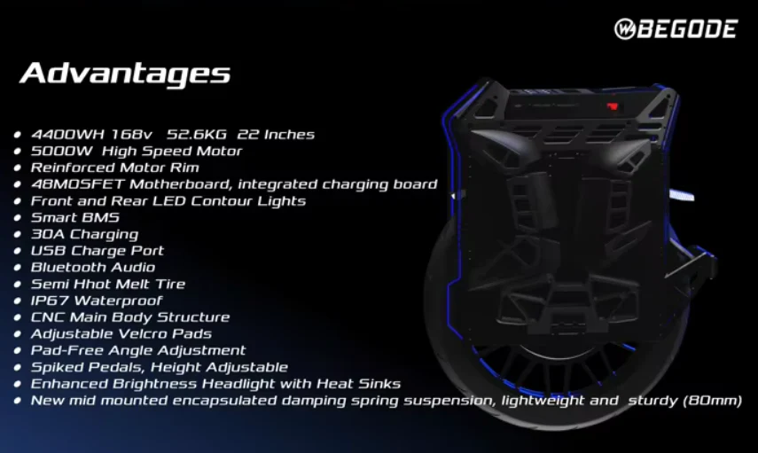 Begode Panther Electric Unicycle - Image 6