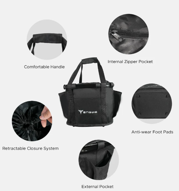 Bike Front Basket ENGWE 19L Adjustable Handlebar Basket - Image 2