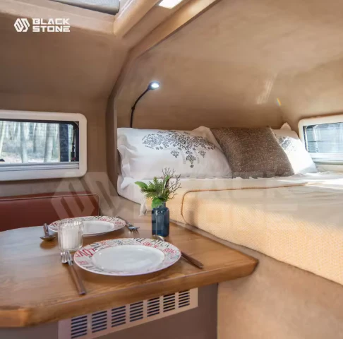 Black Stone 4x4 Slide-In Truck Camper – Built for UAE Outdoor Adventures - Image 3