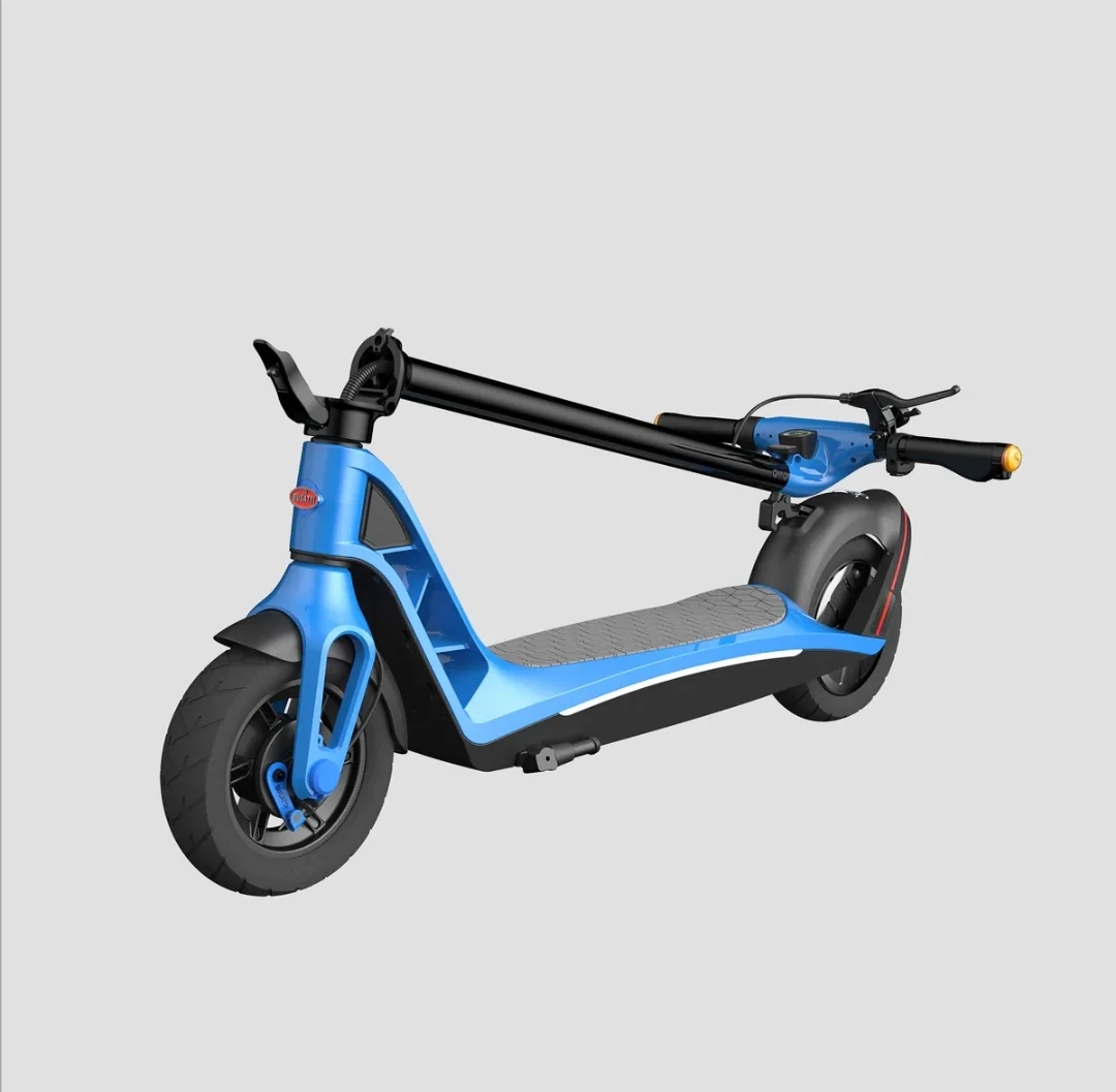 BUGATTI 10 Max Prestigious Electric Scooter- Blue , 36V 15.6Ah 1000W - Image 4