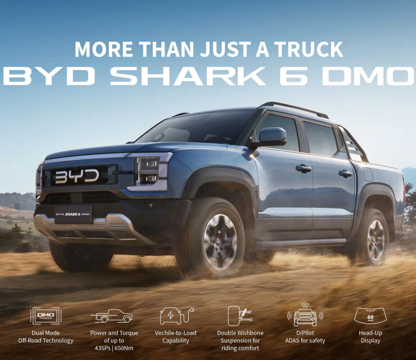BYD Shark -6 DMO (Dual Mode Off-Road 2026)