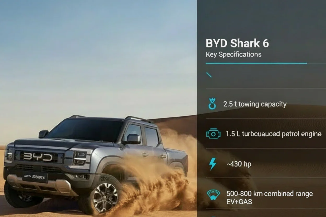 BYD Shark 6 plug-in hybrid pickup - 2025 - Image 2