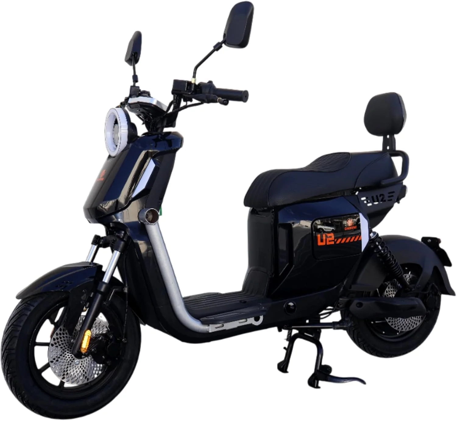 U2 Electric Scooter 48V 20A 400W 2025 New Stylish City Rider With comfortable seat Ring Light - Image 2