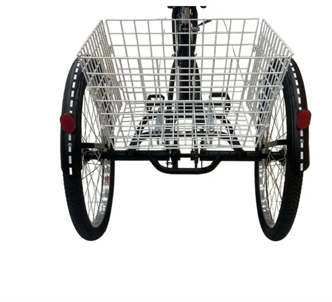 City Tricycle 26" With Rear Basket single speed - Image 6