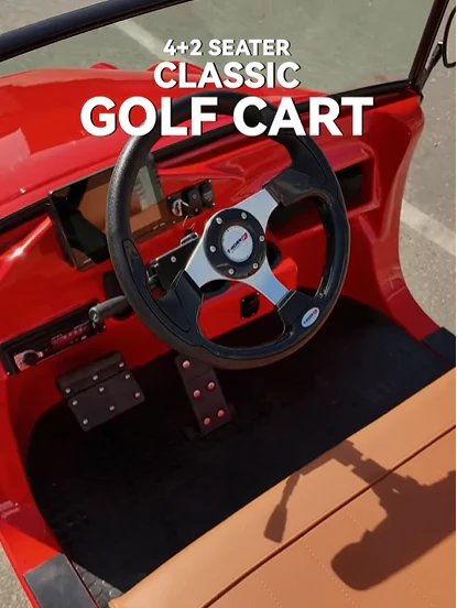 Vintage Classic Golf Cart 4,6,8 Seater Back To Back - Image 6