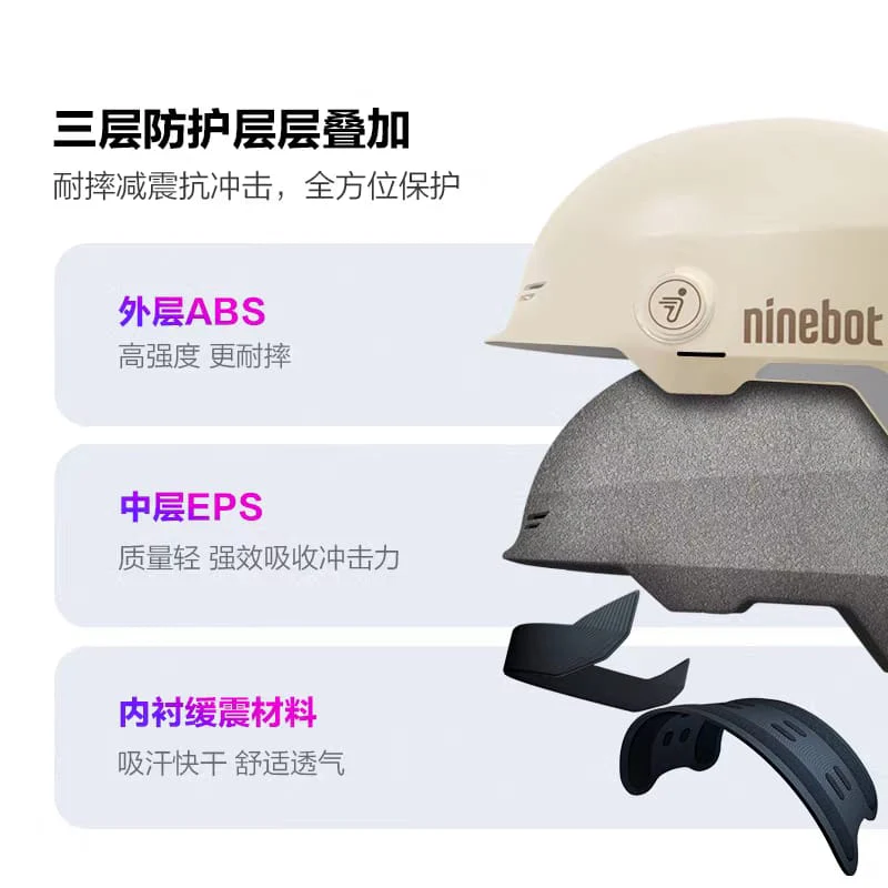 Ninebot Commuter Helmet Deep Blue with Sun-visor - Image 4