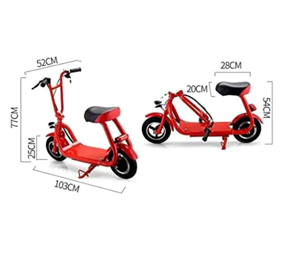 Mini Harley Double Seat Electric Scooter 350W 36V 8Ah - Image 3