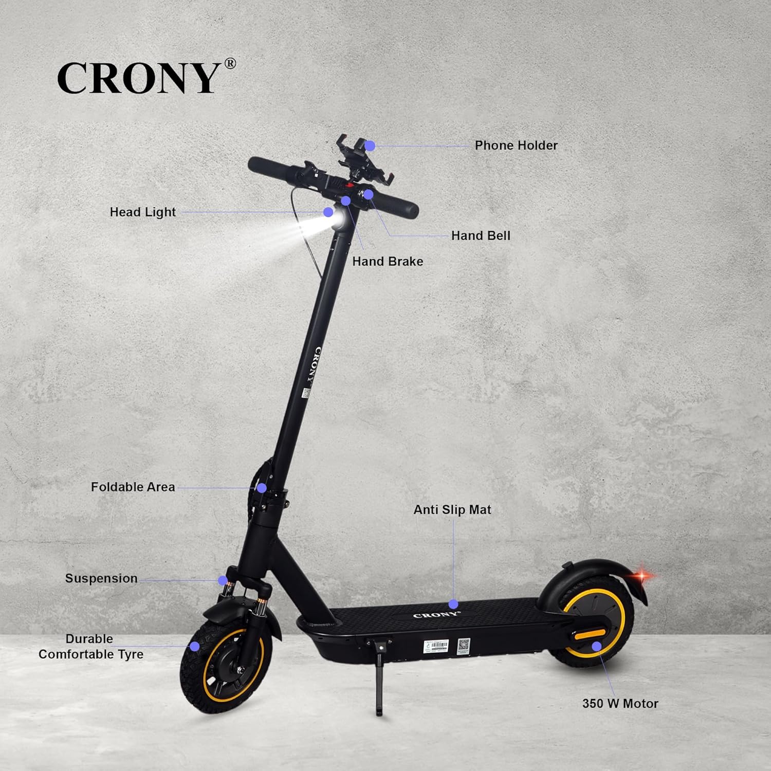 V10+ Pro Electric Scooter 350W - Image 5