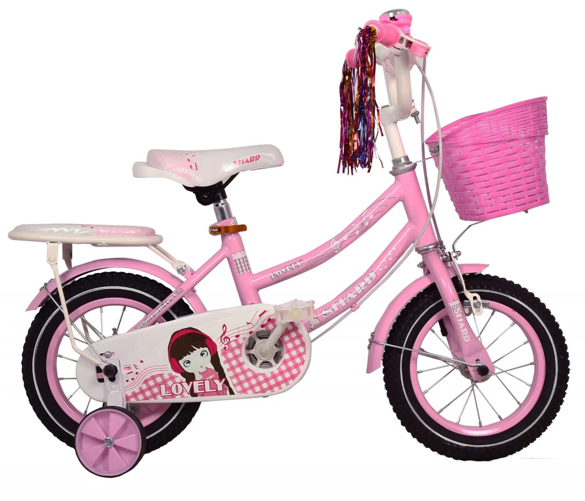Cute Kid Girls Bicycle With Training Wheels Age 2-10 - Image 2