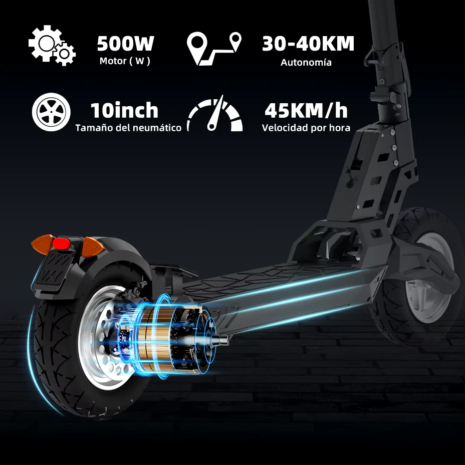 D20 Electric Scooter 48V 15Ah 800W foldable - Image 5