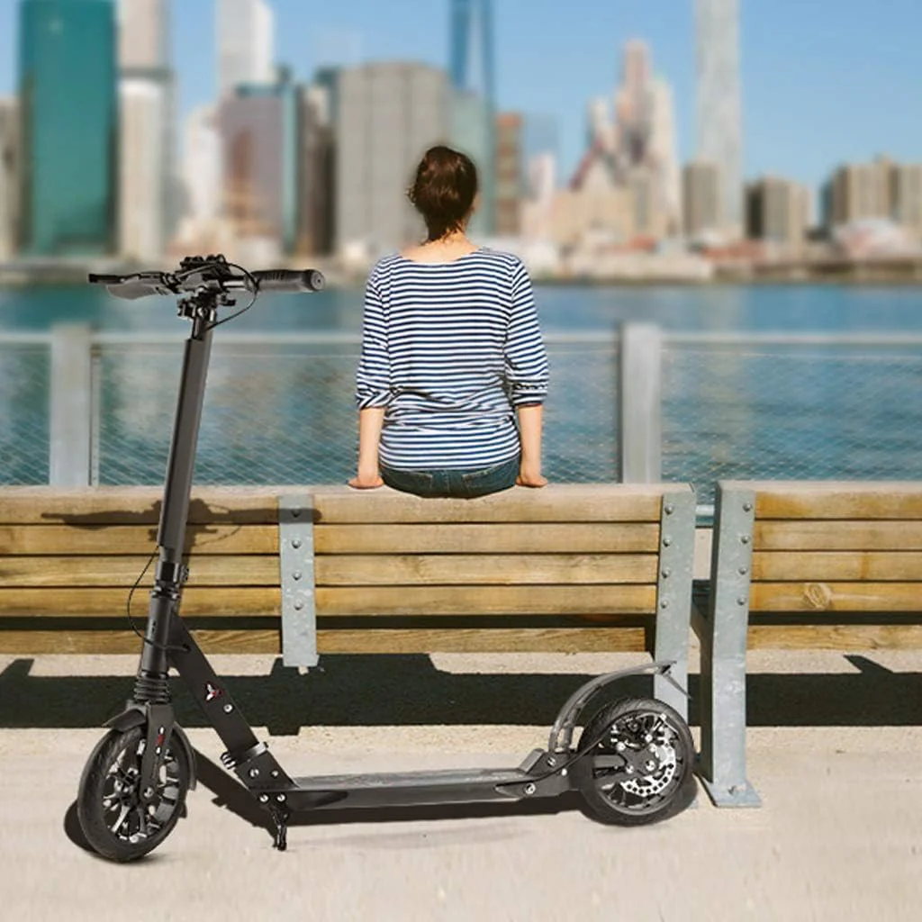 Deluxe Kick Scooter with 2 Big Wheels for Kids Teens Small Adults - Image 8