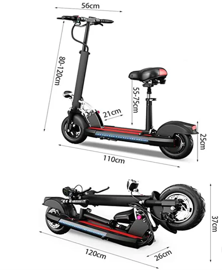 E20 Electric Scoooter 48V 10Ah 500w Anti theft - Image 10