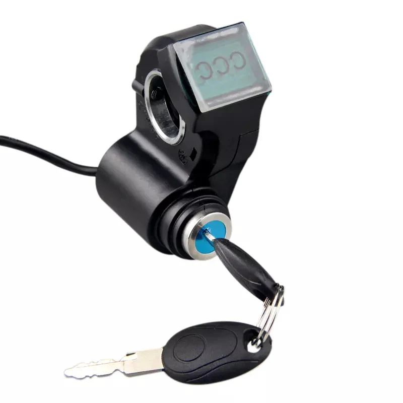 Electric Bicycle Thumb Throttle Voltmeter Digital Battery Voltage Key Switch Power Key Lock Electric Bike Accessories - Image 4