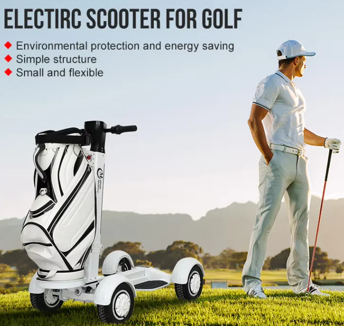 Electric Golf Trolley With New Digital Handle 2000W - Image 3