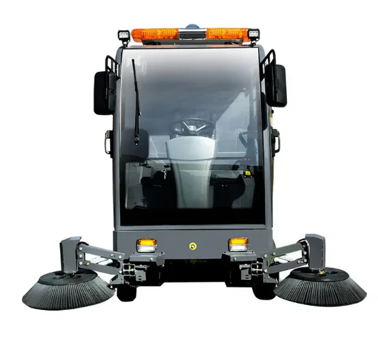 Electric Large Industrial Sweeper Street Sweeper Machine with Cap - Image 3