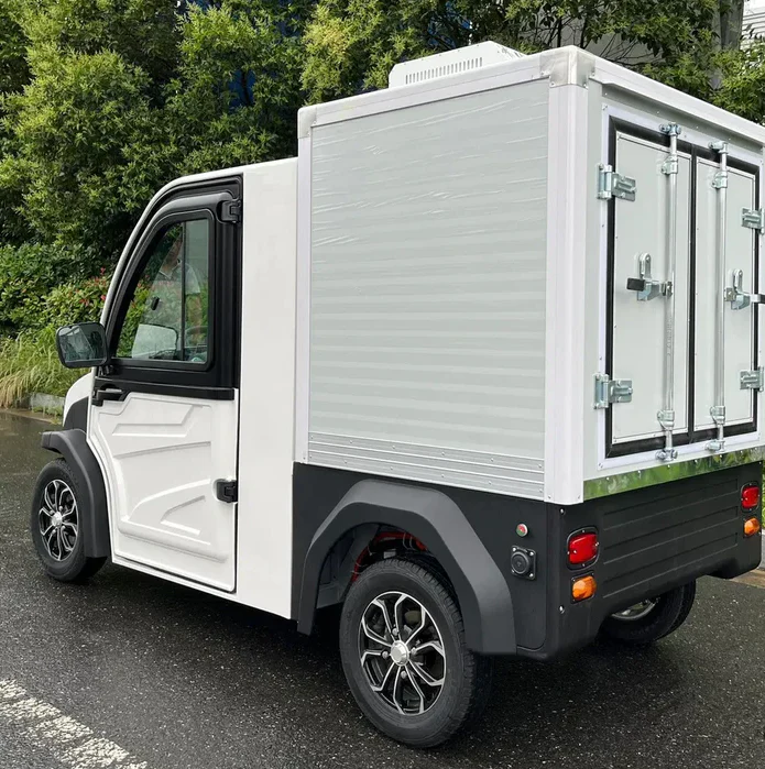 Electric Mini Freezer Cart with 2-Seat 600kg Payload - Image 2