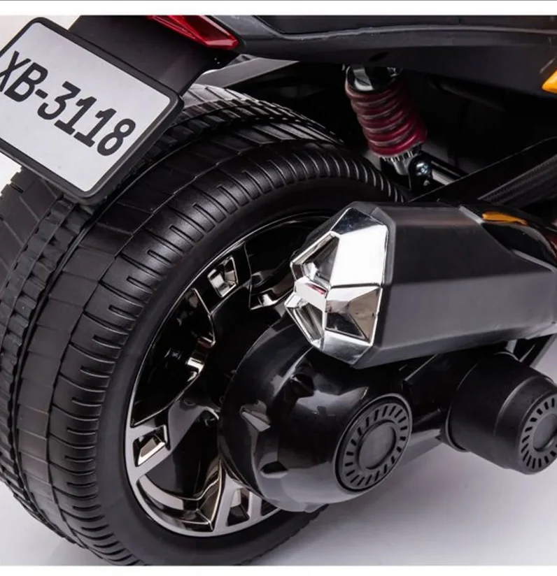 Electric Ride On Bike for Kids 3+ with Music, Key Start, Easy Control - Image 15