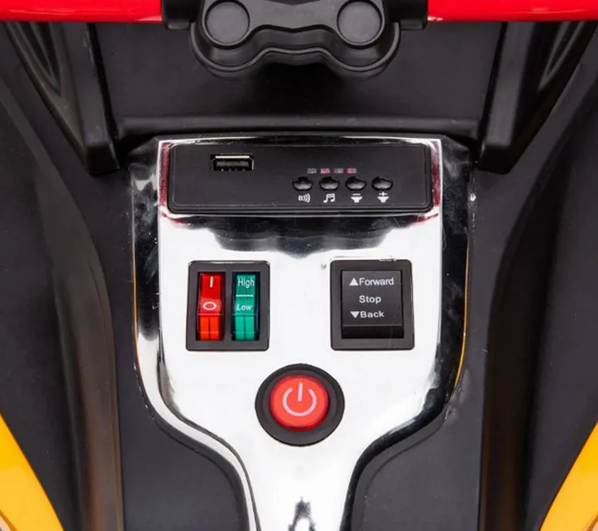 Electric Ride On Bike for Kids 3+ with Music, Key Start, Easy Control - Image 3