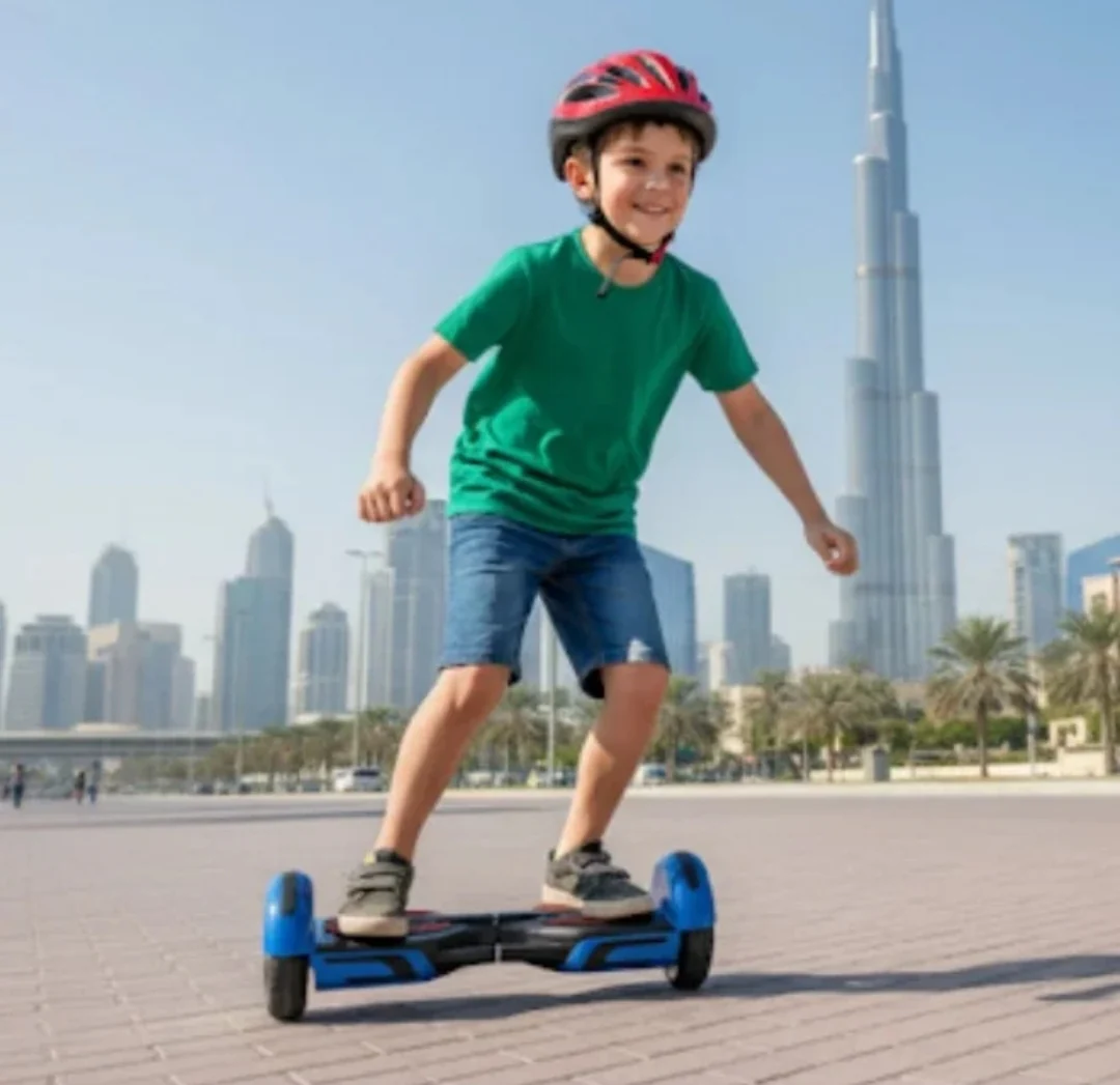 Electric Self Balancing Hoverboard Blue Black -LED Wheels Teens Age 5-12 - Image 2