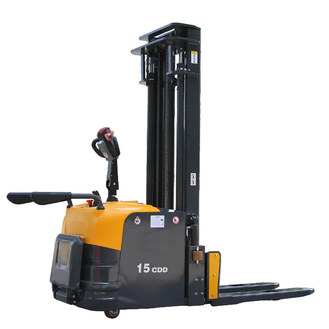 Electric Stacker Machine Wide Pallet Power Stacker 1-2 Ton Lift Height 3m-5m - Image 5