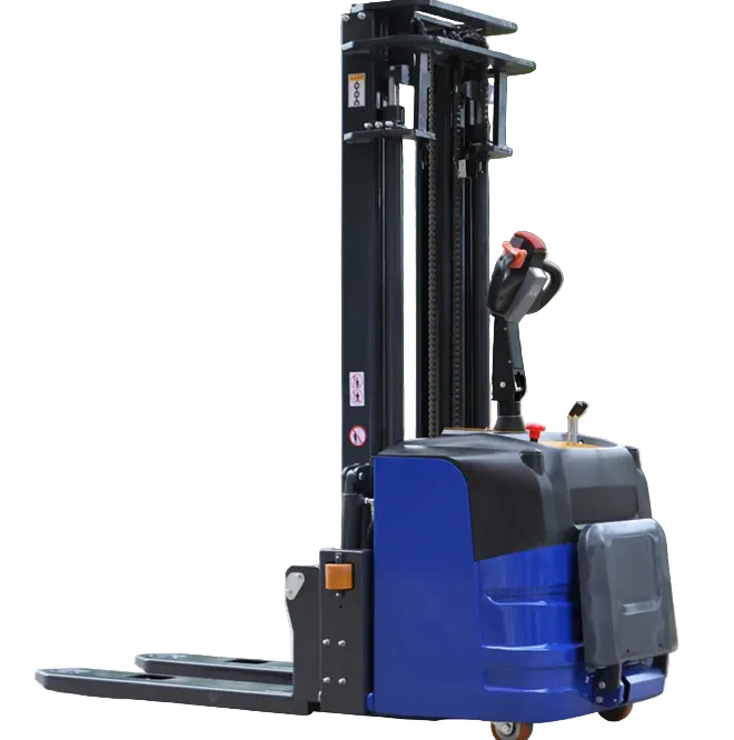 Electric Stacker Machine Wide Pallet Power Stacker 1-2 Ton Lift Height 3m-5m - Image 8